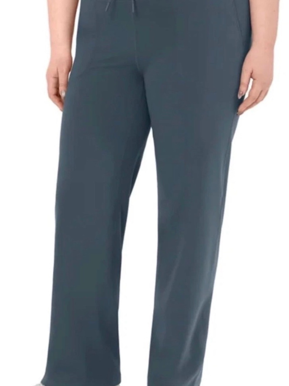 Mondetta Women's High-Rise Srtaight leg Pants, Gray, Size L